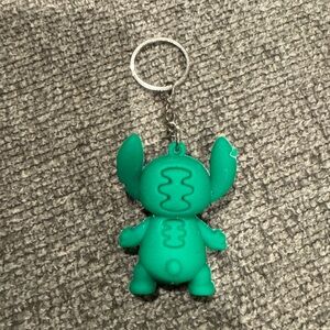 Green Alien Keychain Figure